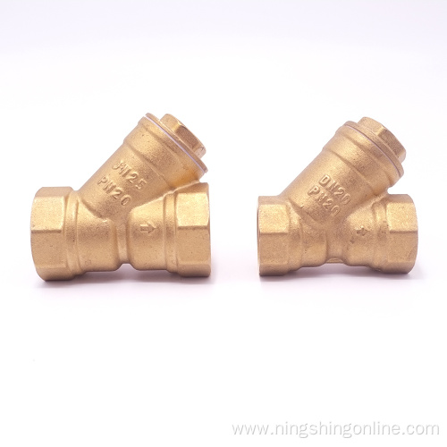 Brass Y type check valve